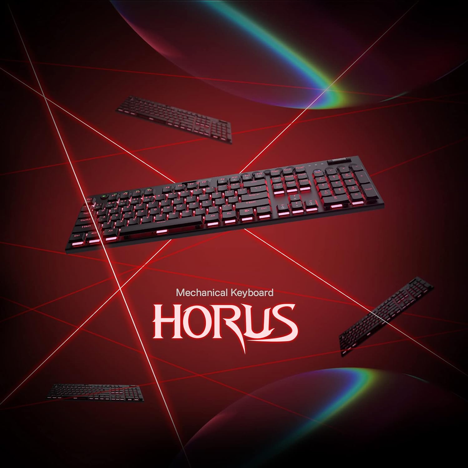Redragon Keyboard K618 Horus Wireless Mechanical Redragon Keyboard K618 Horus Wireless Mechanical